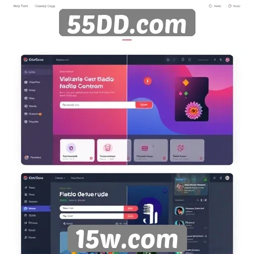 A evolução da interface do 55DD.com nos últimos anos